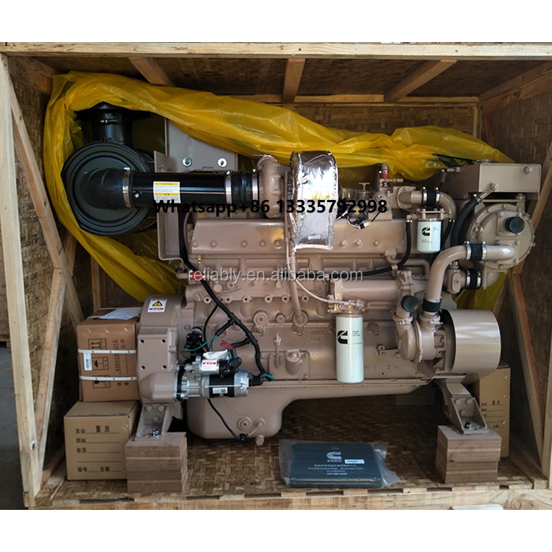 

300hp Marine Engine NTA855-M300 N855Diesel Ship Boats with Gearbox Outboard Staple Spare Professional 4bt for Cummins