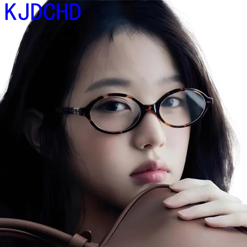 2024 Fashion Ladies MIU Model Small Oval Reading Glasses Eyeglasses 100% Acetate Simple Fashion Design Summer Hot Sale