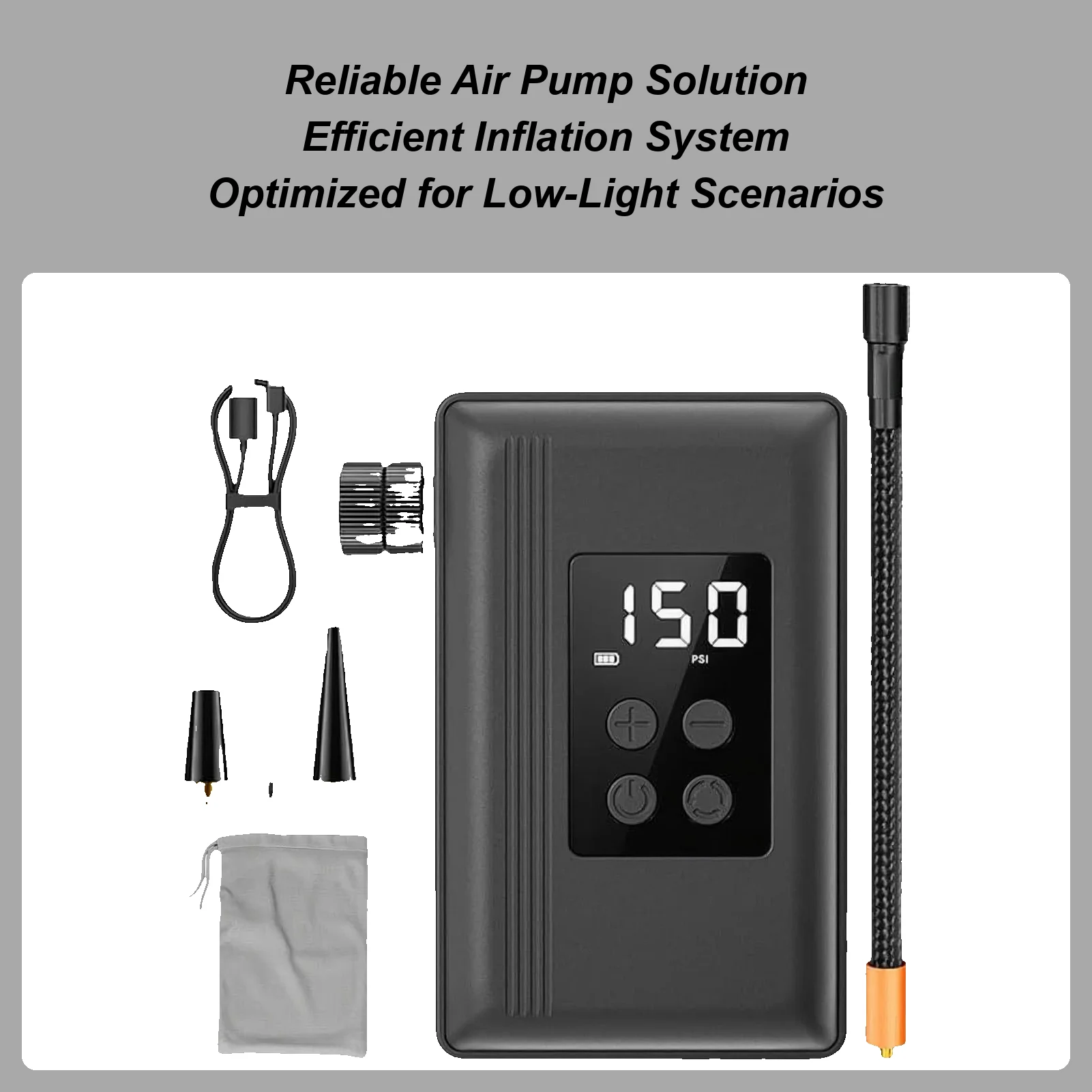 Fietsluchtpomp Oplaadbare kleine gereedschapsset Fietsbandpomp Elektrische inflator voor wegbergfietsen Ballon Zwembad Speelgoed Thuis