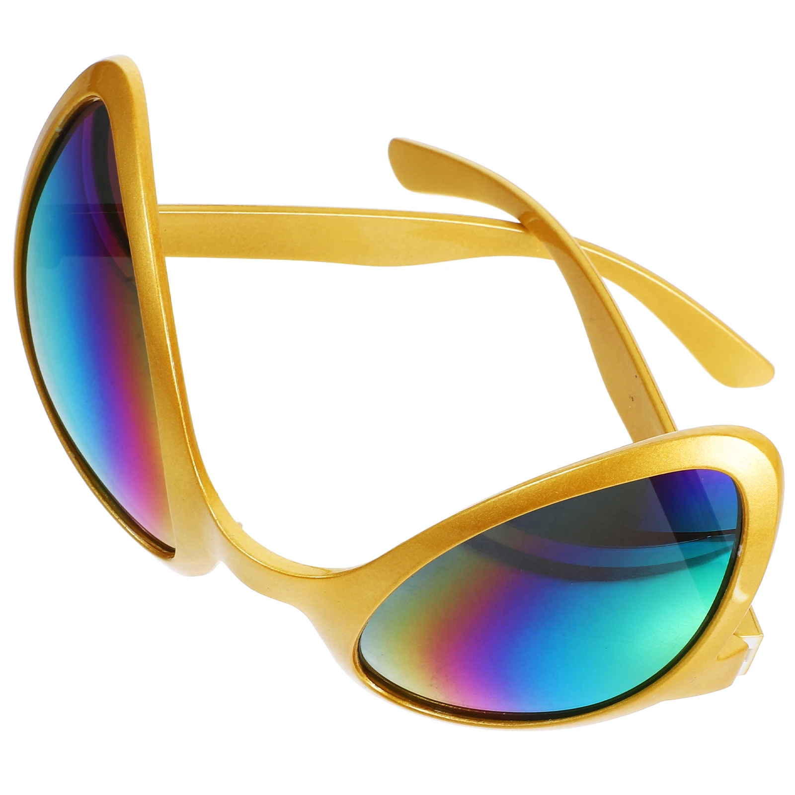 Gafas divertidas para adultos, accesorios de disfraz, gafas de sol doradas, gafas elegantes, accesorios de fiesta, accesorios únicos para fotos