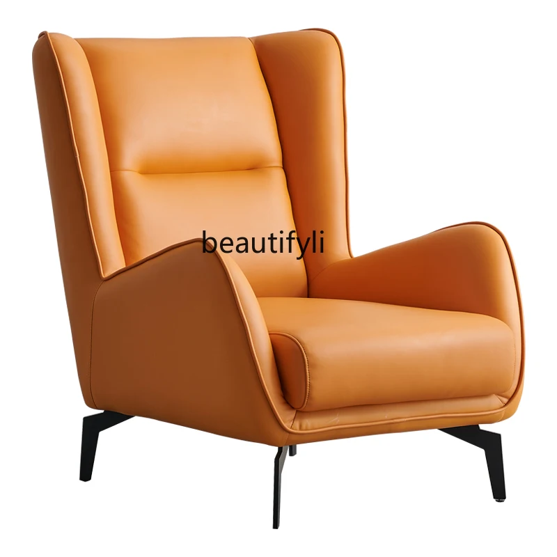 

Nordic Italian minimalist tiger chair single sofa living room leisure chair bedroom high back sofa