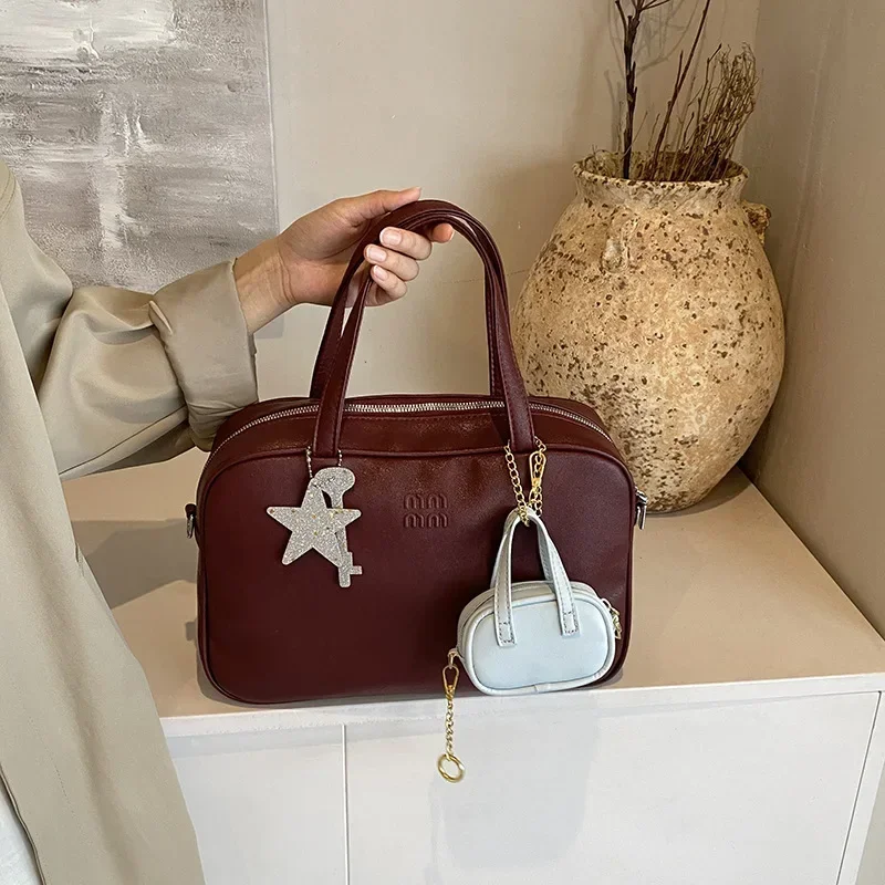 

2025 Autumn New! Women's Elegant Retro Hand-Carrying Tote Bag | Large Capacity | Shoulder & Underarm Dual Use | Premium Material