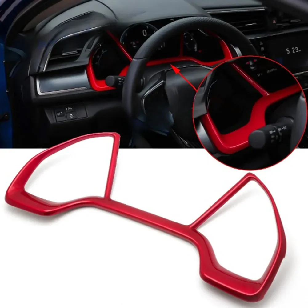 Panel Trim Speedometer Cover Car Modification Wear-resistant Dashboard Luxury Appearance For Honda Civic 2016-2021