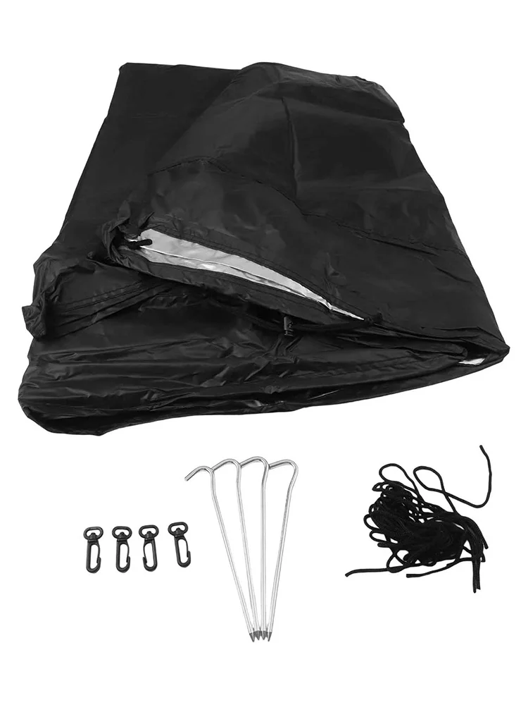 Waterproof Pool Cover for Round Pools Polyester Material Designed for Effective Debris Protection and Easy Use