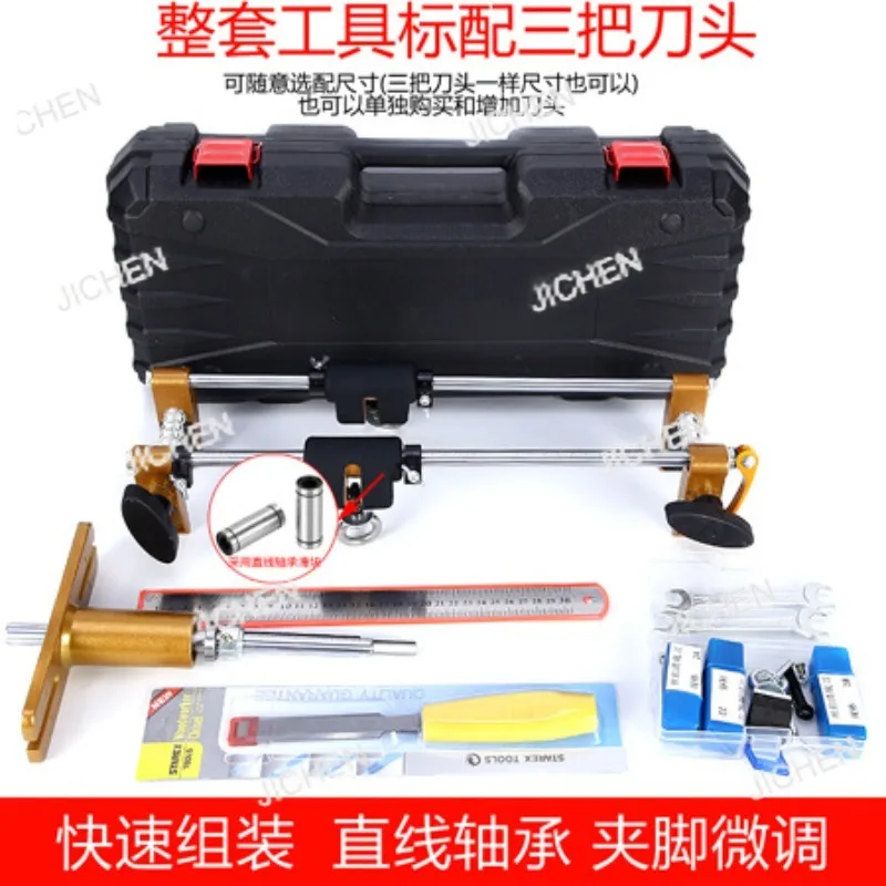 فتاحة باب خشبية ثقب المفتاح أداة قفل تركيب الباب الداخلي للنجارة احترافية