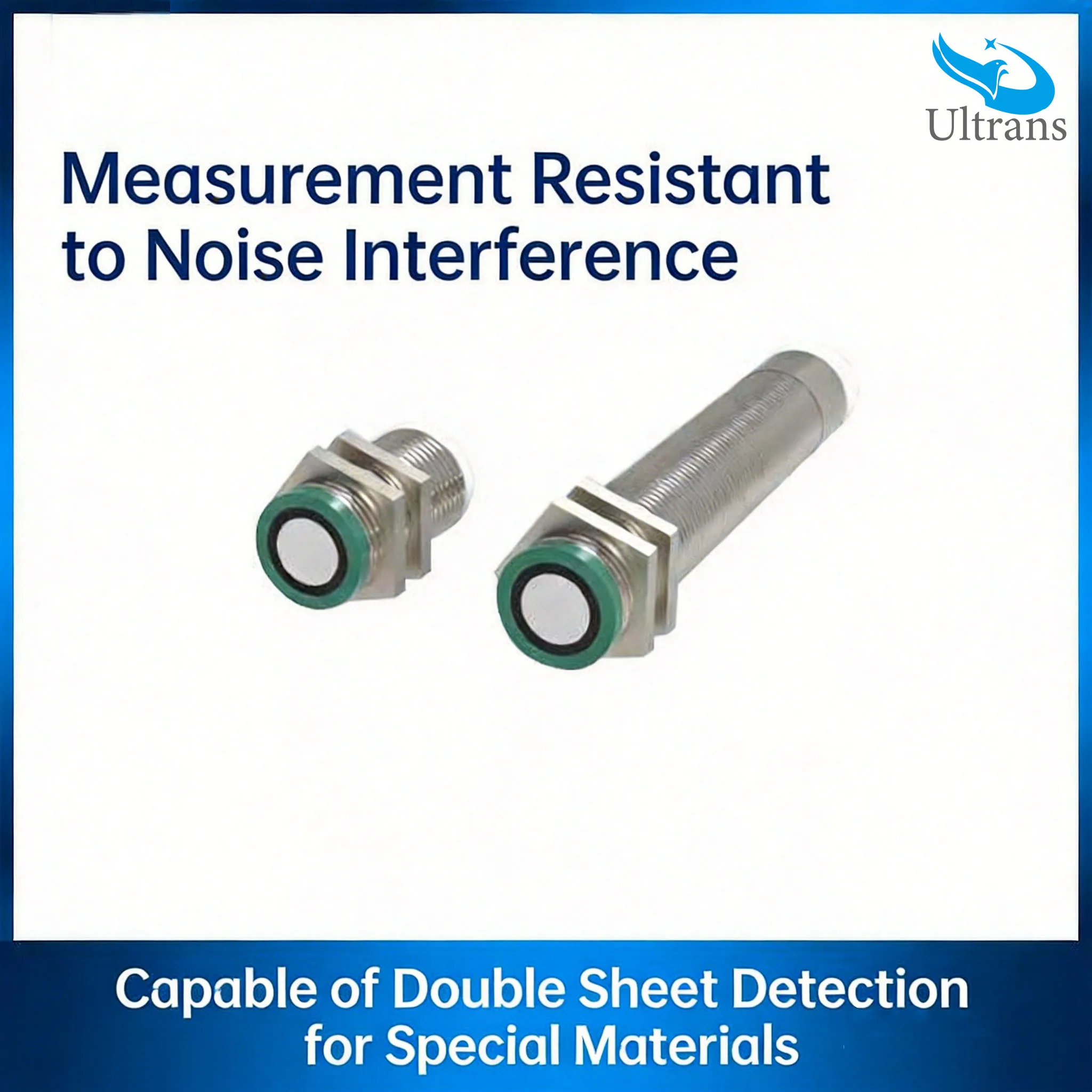 Single and Double Sheet Sensors Capable of Detecting Double Sheet Overlap Alarms for Paper, Silicon Wafers, and PCT Boards