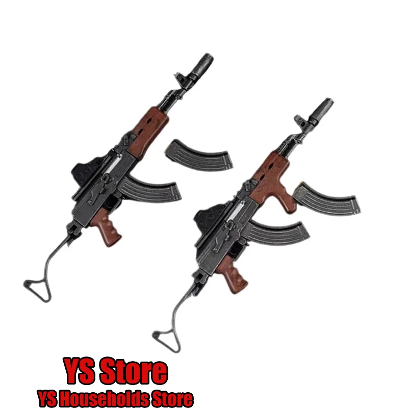

ASTOYS AS021 1/6 AK47 Static Tactical Weapn Model Rifle Toys Comanche Toys G36C Pink Gun Accessory For 12" DAM Figure Ornament