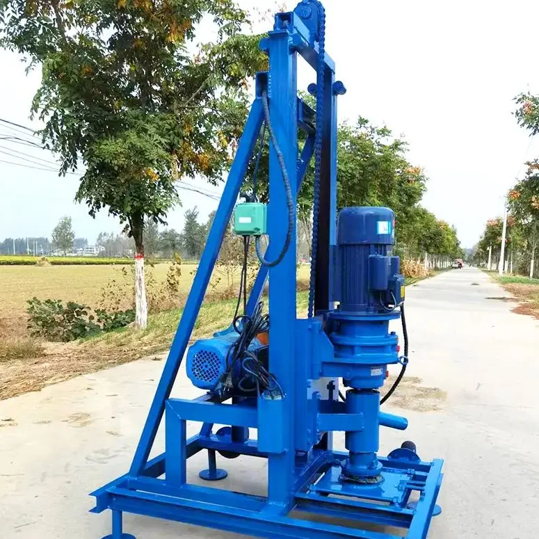 

Портативная электрическая буровая установка для скважин на воду, 100 м, легкая, миниатюрная, гидравлическая, портативная буровая машина, хит продаж