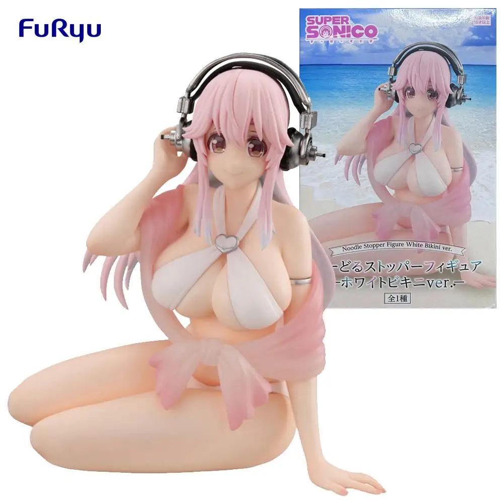

FuRyu оригинальный стопор для лапши SUPER SONICO аниме фигурку игрушки для мальчиков и девочек дети подарки на день рождения коллекционные