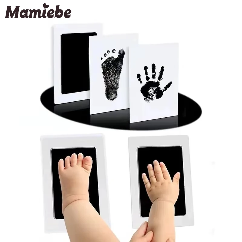 Non-Toxic Baby Handprint Kit: Capture Newborn Footprints & Handprints - Perfect for Baby Souvenirs and Gifts Baby Handprint