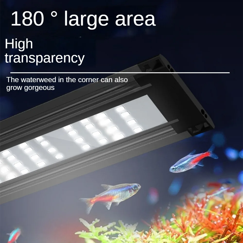 Waterproof LED Aquarium Light  Full Spectrum Aquarium Plant Lighting Fixture For Saltwater Freshwater Fish Tank, Algae Plant