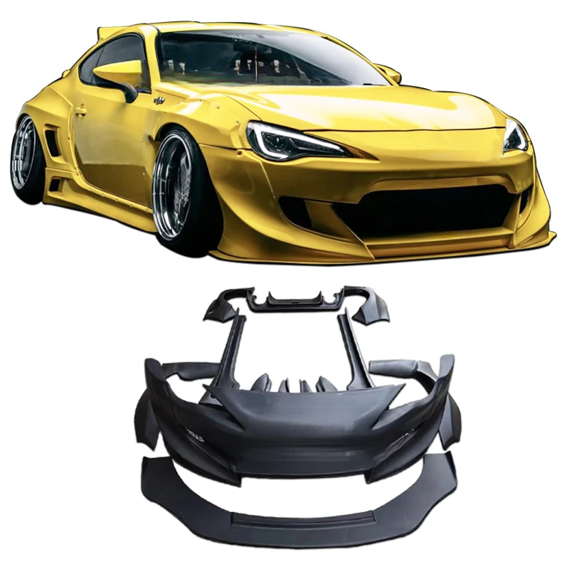 Высококачественный обвес Rocket Bunny Wide Body для Toyota 86 GT86 Subaru BRZ 2013-2020: передний и задний бамперы, крылья, боковые пороги, задний дифференциал