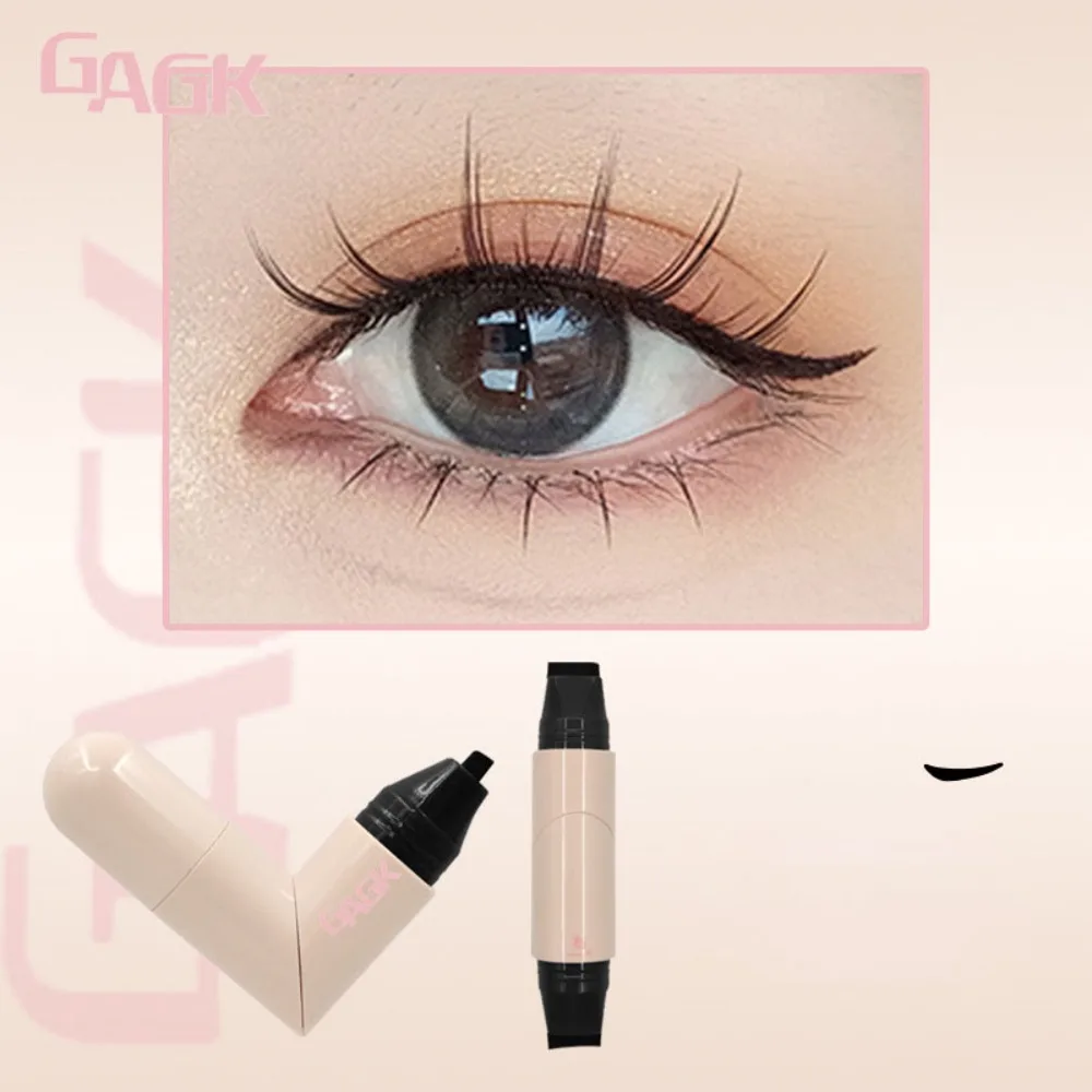 New Waterproof Eyeliner Stamp Long Lasting Black Color Eye Liner Stamp Rotatable Easy to Use Eyeliner Stamp Pen