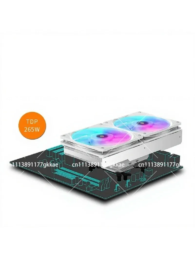 Top Down CPU Air Cooler ARGB PWM Fan 7 Heat Pipe Heatsink for LGA1700 LGA1200 AM4 AM5 Desktop PC