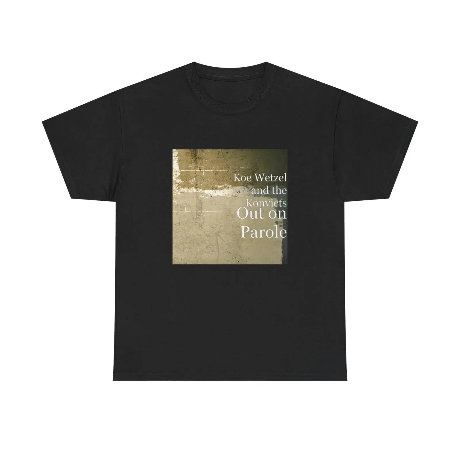 Koe Wetzel Out On Parole Premium T shirt vintage Washed Unisex Casual homme Comfortable Stretched Versatile Slightly Soft
