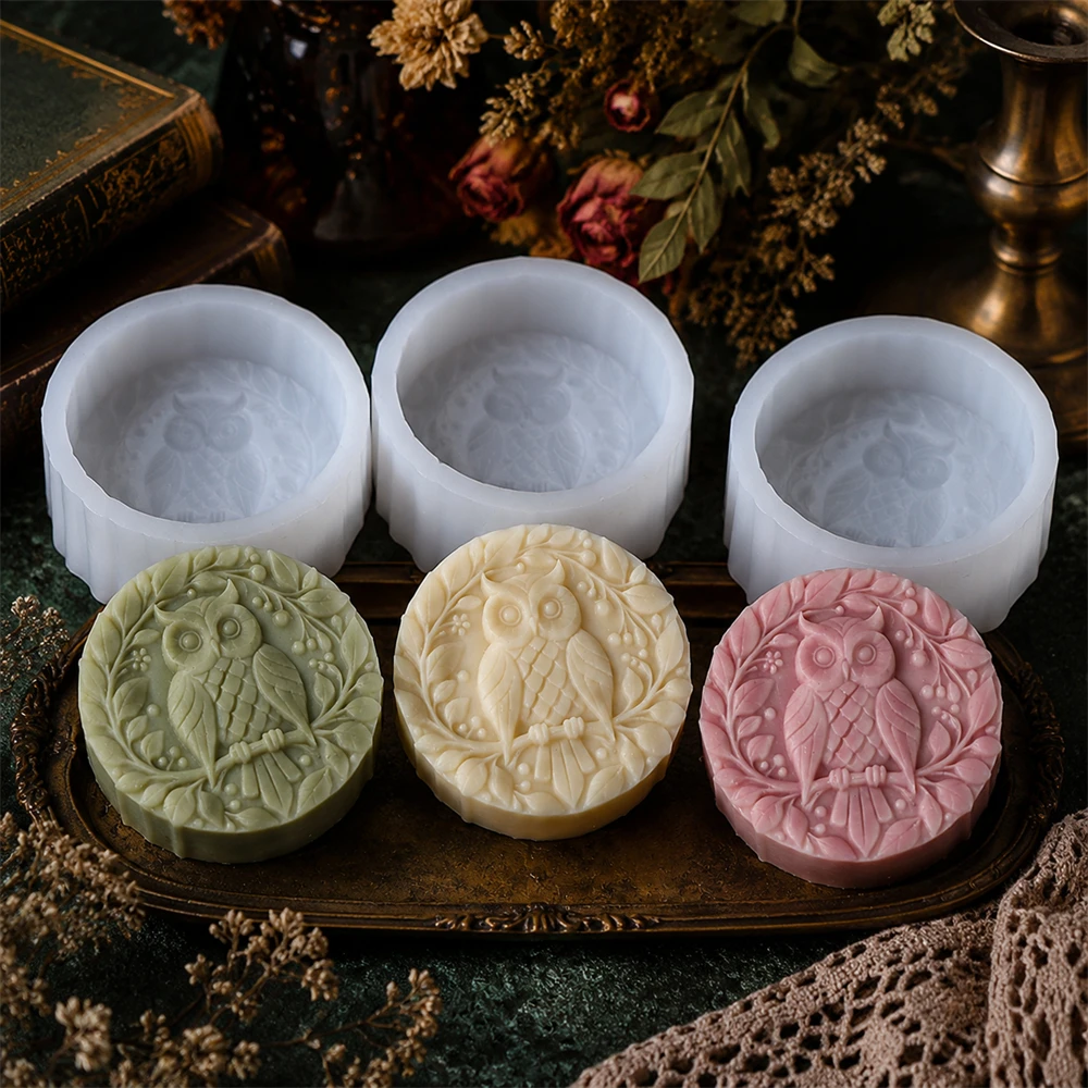 Relief Owl Pattern Soap Silico - огляд і ціна Soap Making Additives