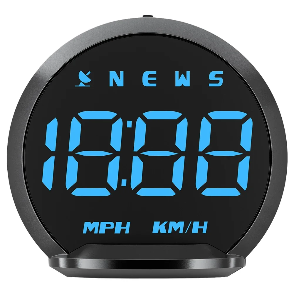 Universal Car HUD LCD Digital Speedometer GPS Speed Detector High Precision Head-up Display GPS HUD Big Font Speed Meter For Car