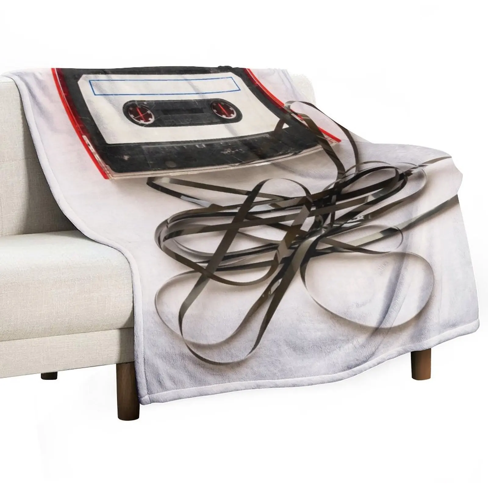 Tangled Cassette Tape Throw Blanket Decorative Throw Luxury Brand Nap for winter Travel Sofa Throw Blankets