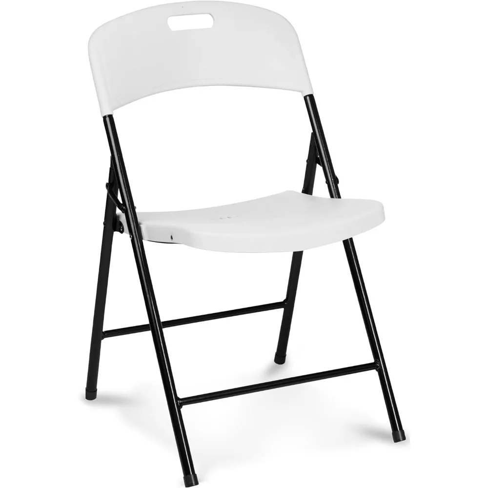 

Folding Chair, Indoor Outdoor Plastic Commercial Stackable Foldable Guest Chairs for Events Office Wedding Party Picnic Kitchen