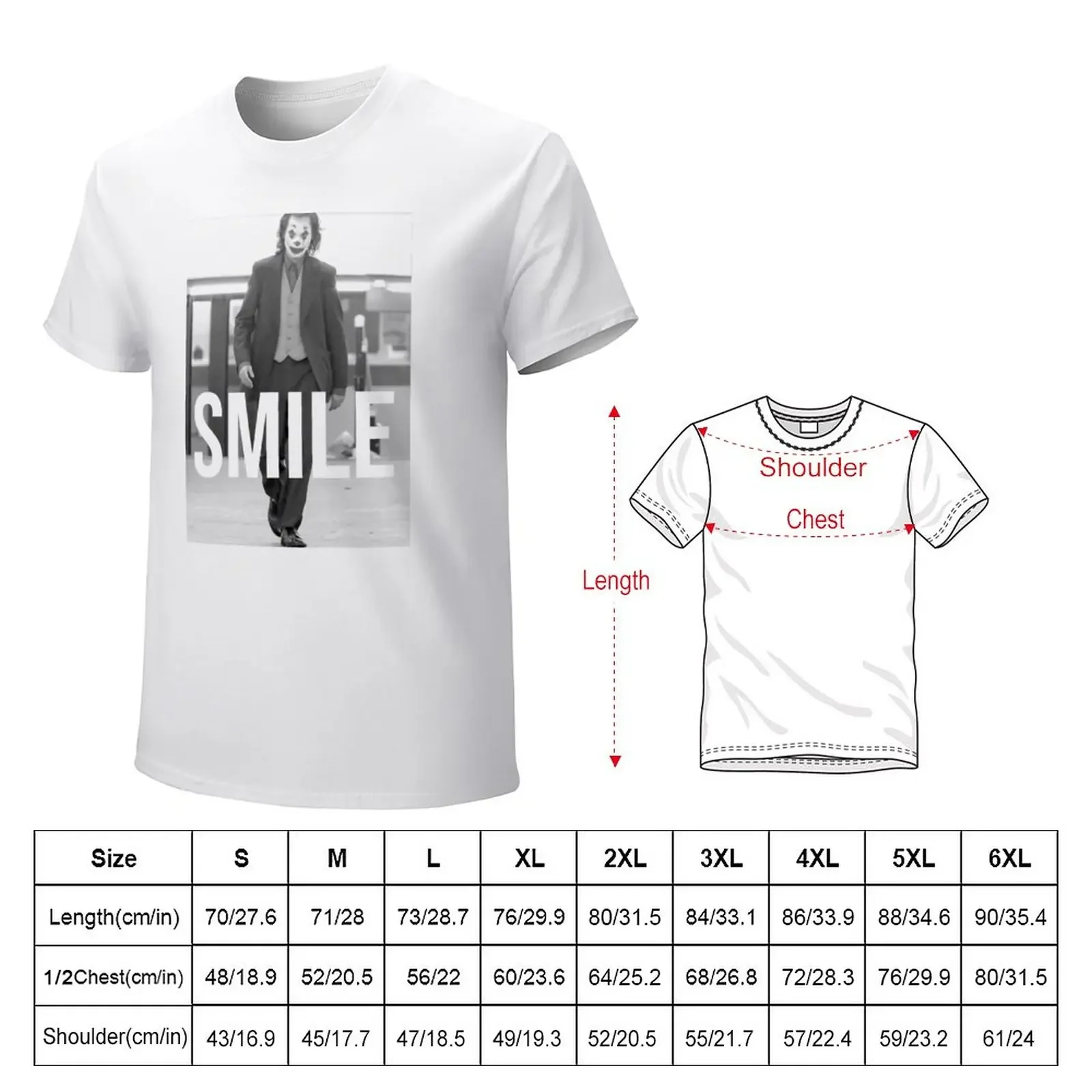 Jókér Movie Fan Joaquin Phoenix Smile Black T T-Shirt anime oversized sweat mens graphic t-shirts big and tall