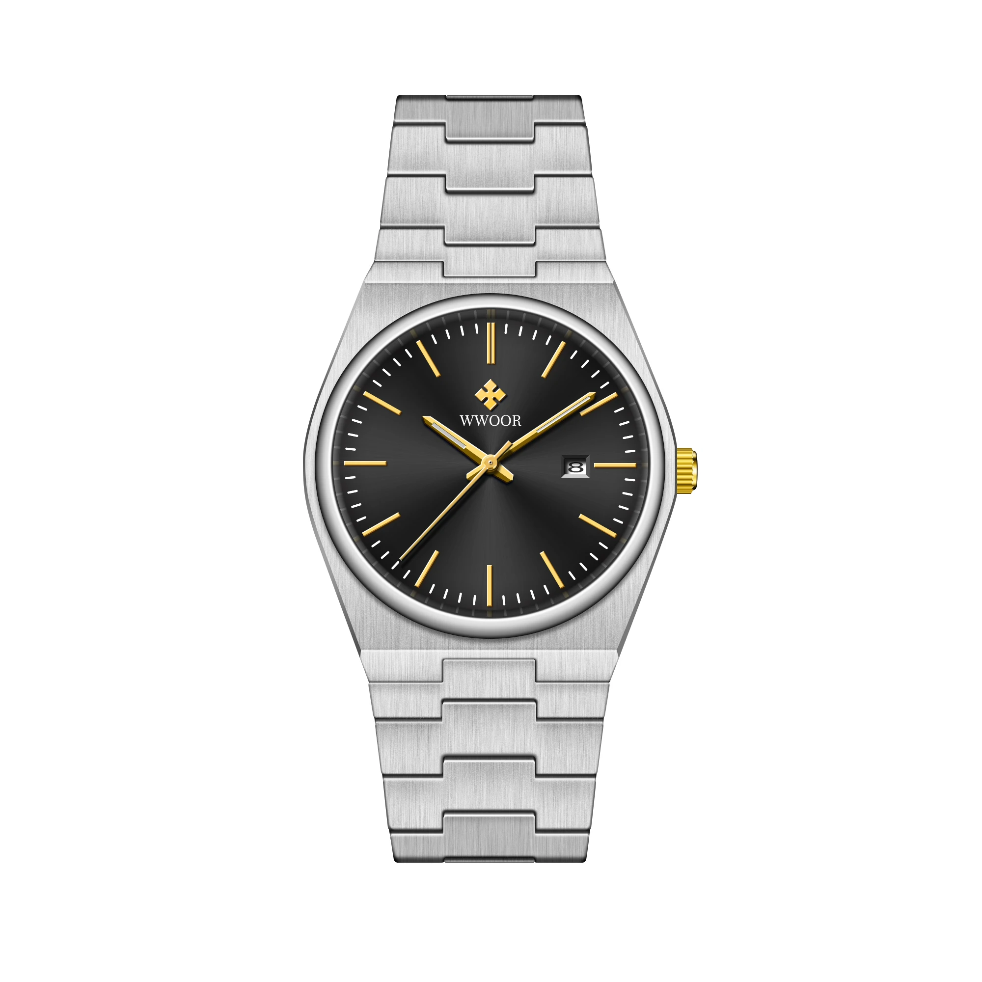 

Suxuan Wwoor S901 Top High Quality Business Watches for Men Waterproof Stainless Steel Luxury Men Quartz Wrist Watch