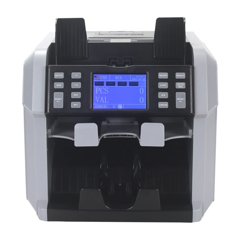 Value Money Counting Machine Mixed Fake Money Detector High Quality CIS Image Receipt Print Function XD-2700
