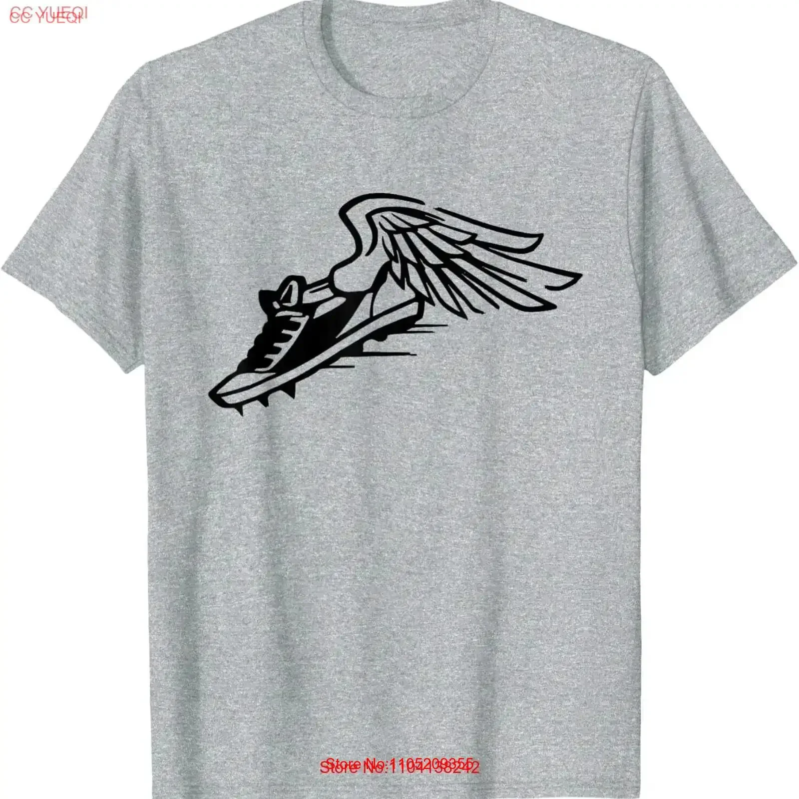 تي شيرت Track and Field تي شيرت مدرسي للجري Team Runner عتيق مغسول ومريح وممتد كاجوال لأزياء الارتداء اليومي