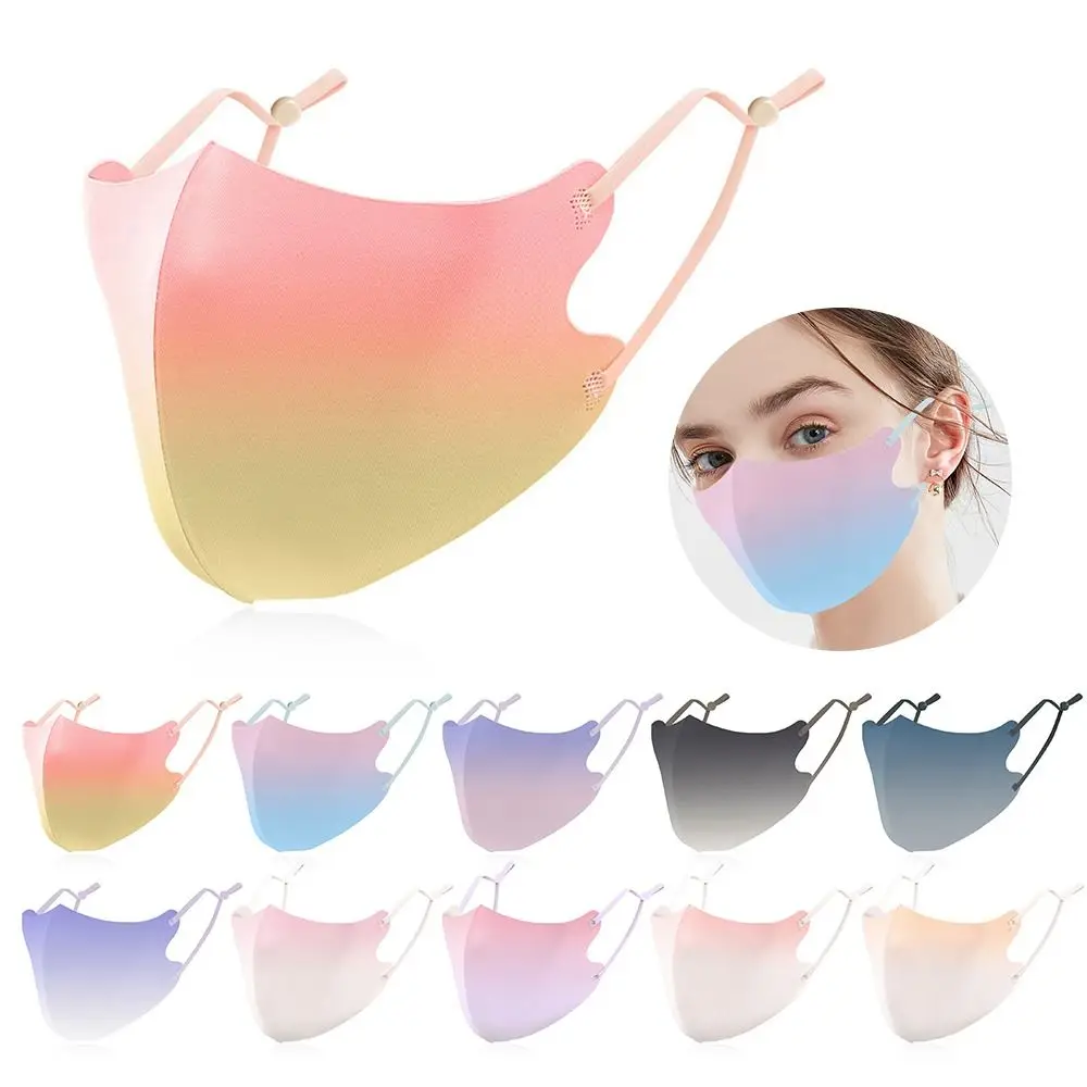 

Gradient Color Ultraviolet-proof Face Mask Thin Ice Silk Sunscreen Mask UV Sun Protection Eye Corner Protection