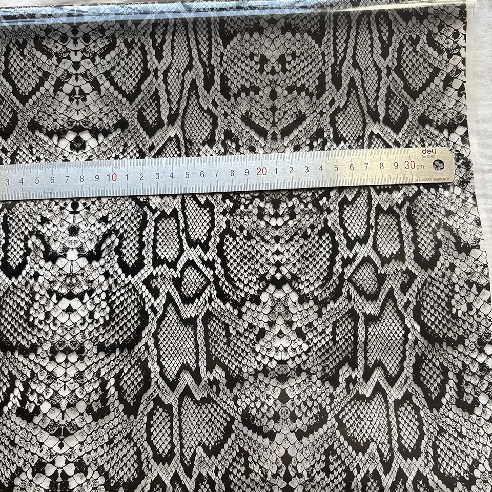 Python Snake Skin Texture Hydrographic Water Transfer Printing Film, PVA Hydro Dip Film for Car Interior Part Transfer 10