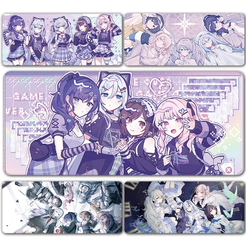 PJSK Project Sekai colorido escenario Nightcord a las 25:00 XXL alfombrilla de ratón grande ordenador portátil teclado antideslizante alfombrilla de escritorio alfombrilla de ratón