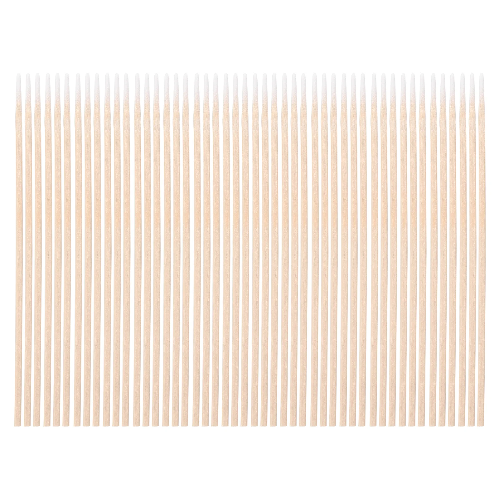 6Packs Professional Disposable Cotton Swabs Cuspidal Wooden Stick for Tattooing Makeup Precision Cleaning Application