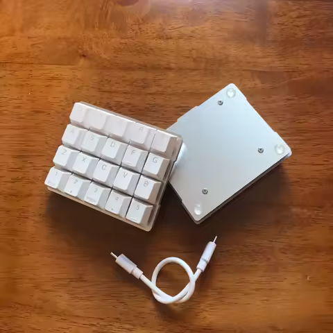 X4 Split Keyboard Wired Single-mode Hot-swappable 40 keys Knob Mechanical Keyboard Custom Qmk/VIAL Key-changing Split Keyboard