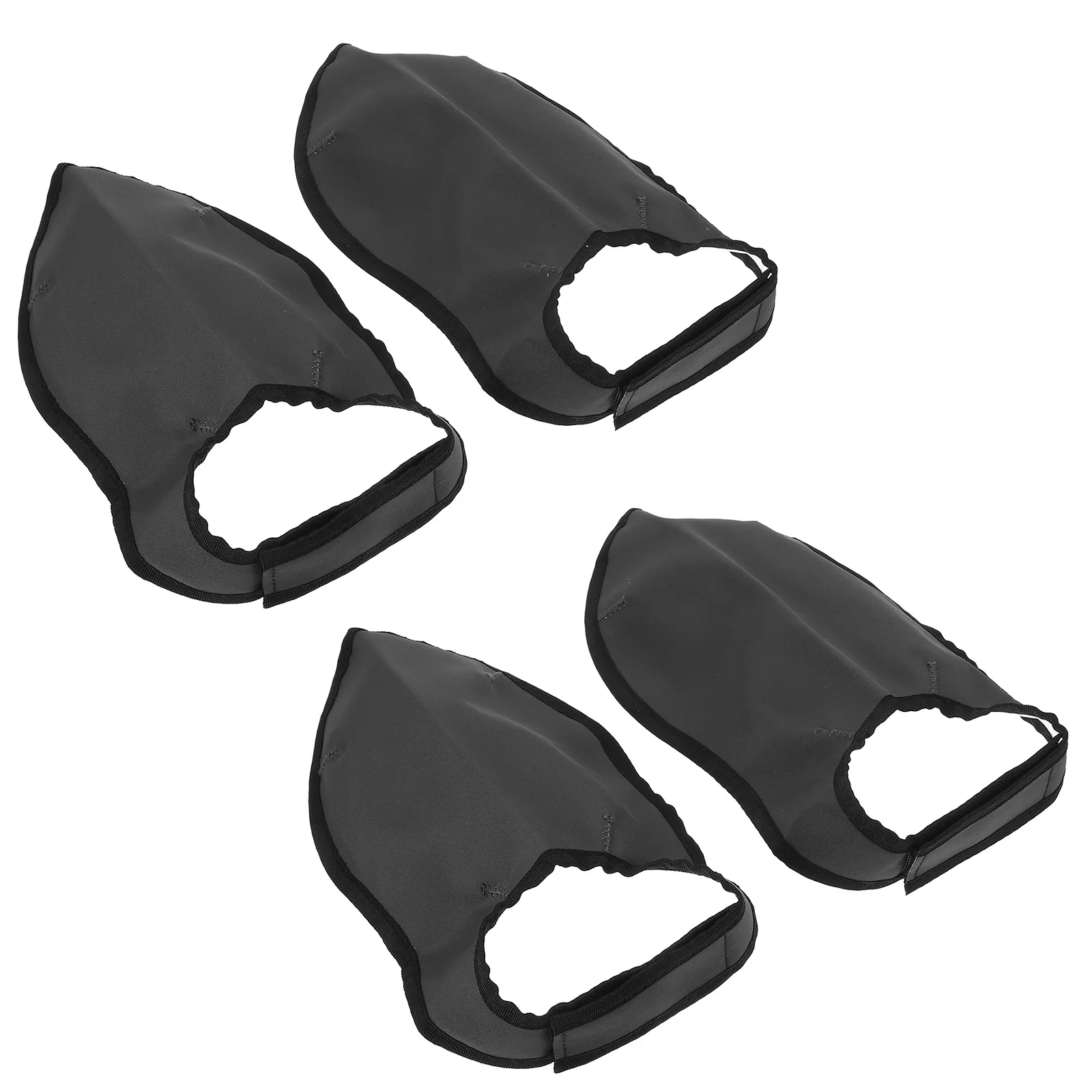 

4Pcs Haircut Shoe Covers for Barbers Stylists Washable Fabric Overshoes Keep Shoes Clean in Salon Professional Foot Protectors