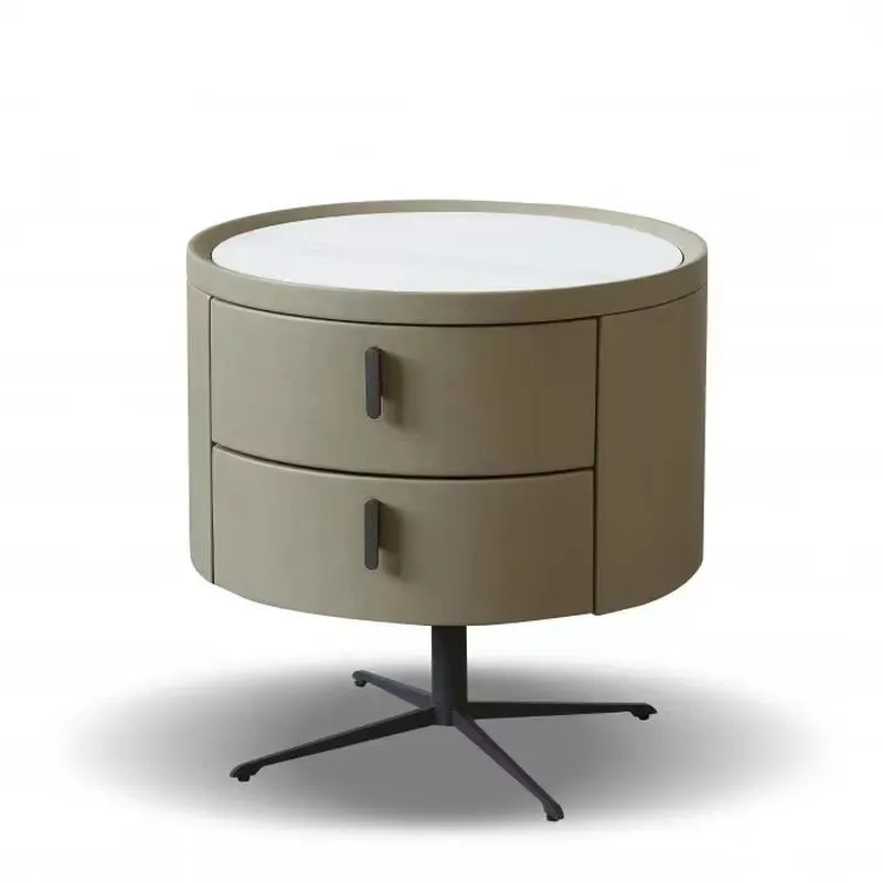 Modern Solid Wood Bedside Table Nightstand Storage Cabinet for Bedroom Living Room Hotel Furniture General Home Use Model 92