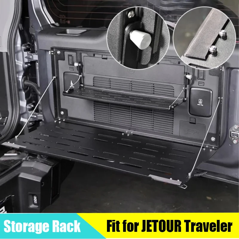 

Car Tailgate Storage Rack Suitable for CHERY JETOUR Traveler 2023+ Folding Trunk Rack Expansion Rack Dining Table Board Parts