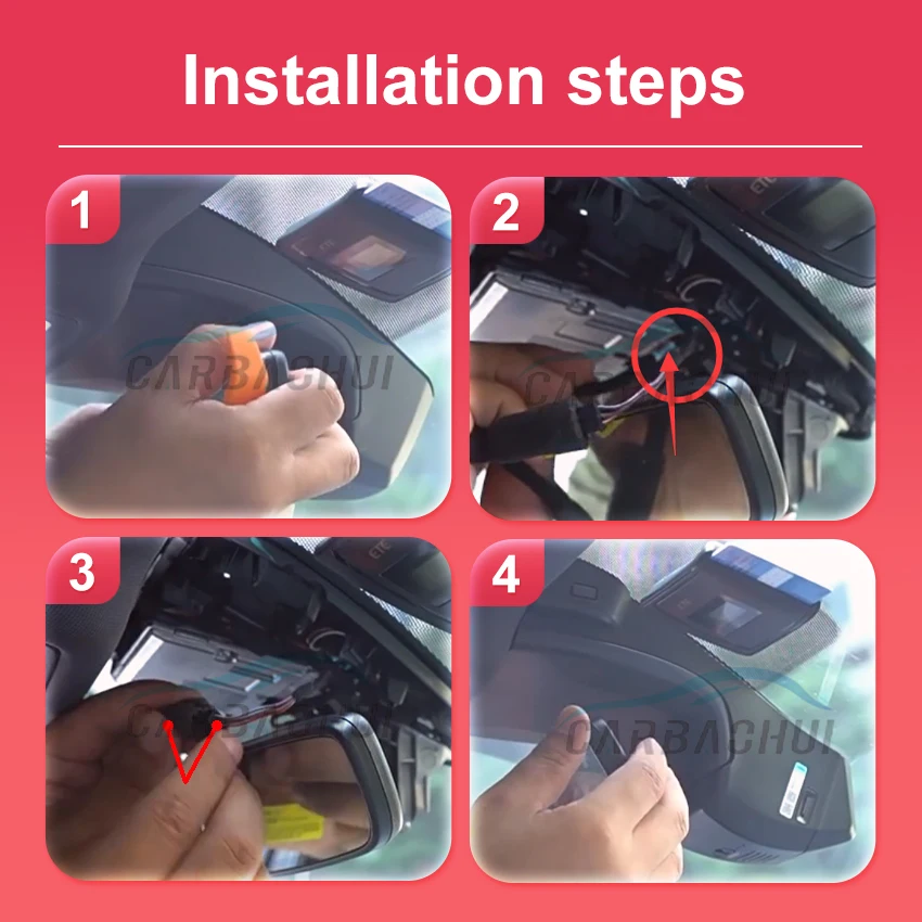 كاميرا داش لسيارة فولكس فاجن id.4 كروز 2022-2025، كاميرا DVR للسيارة واي فاي مع رؤية ليلية، طراز OEM، كاميرا داش كام لشركة فولكس فاجن id4 #3