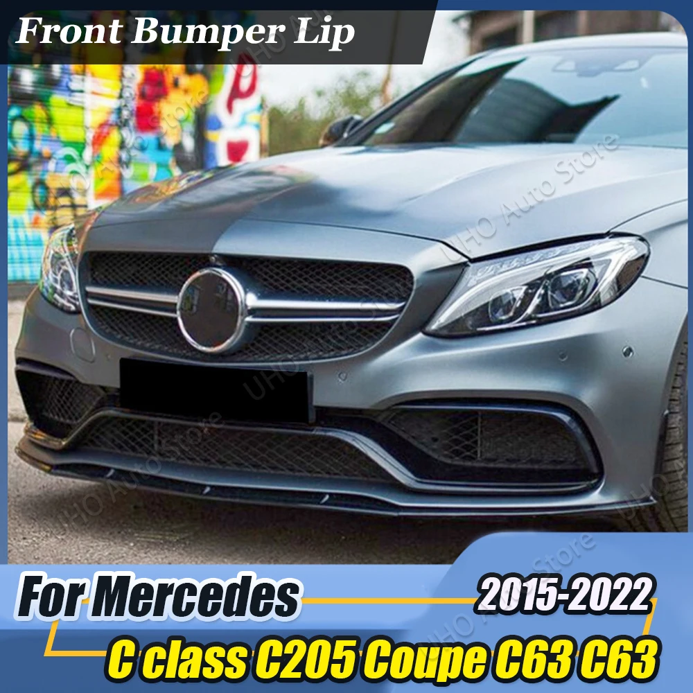 diffuseur-de-levre-de-pare-choc-avant-de-voiture-becquet-noir-brillant-kits-de-carrosserie-reglage-pour-mercedes-benz-c-coupe-c205-c63-amg-2015-–-2022