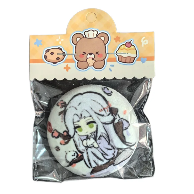 لعبة رماد المملكة 58 مللي متر أفخم بروش Sun Ce Fu Rong Yuan Ji Zuo Ci Liu بيان تأثيري الملابس شارة دبوس مجوهرات الإكسسوار