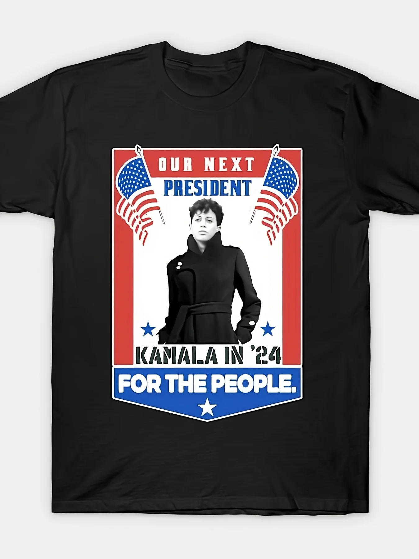 

Мужская футболка Kamala Harris 2024 — поддерживает людей