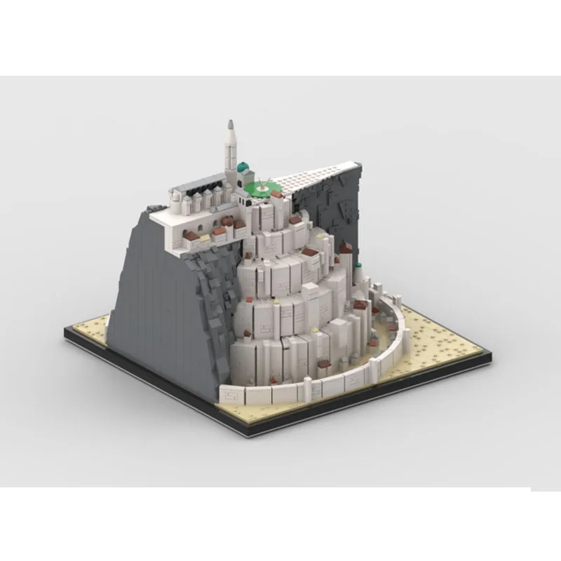 

MOC-219194 Модель строительного блока Urban Rockery Street Scene, 4864, детали, игрушечный подарок для мальчиков и детей на день рождения или Рождество