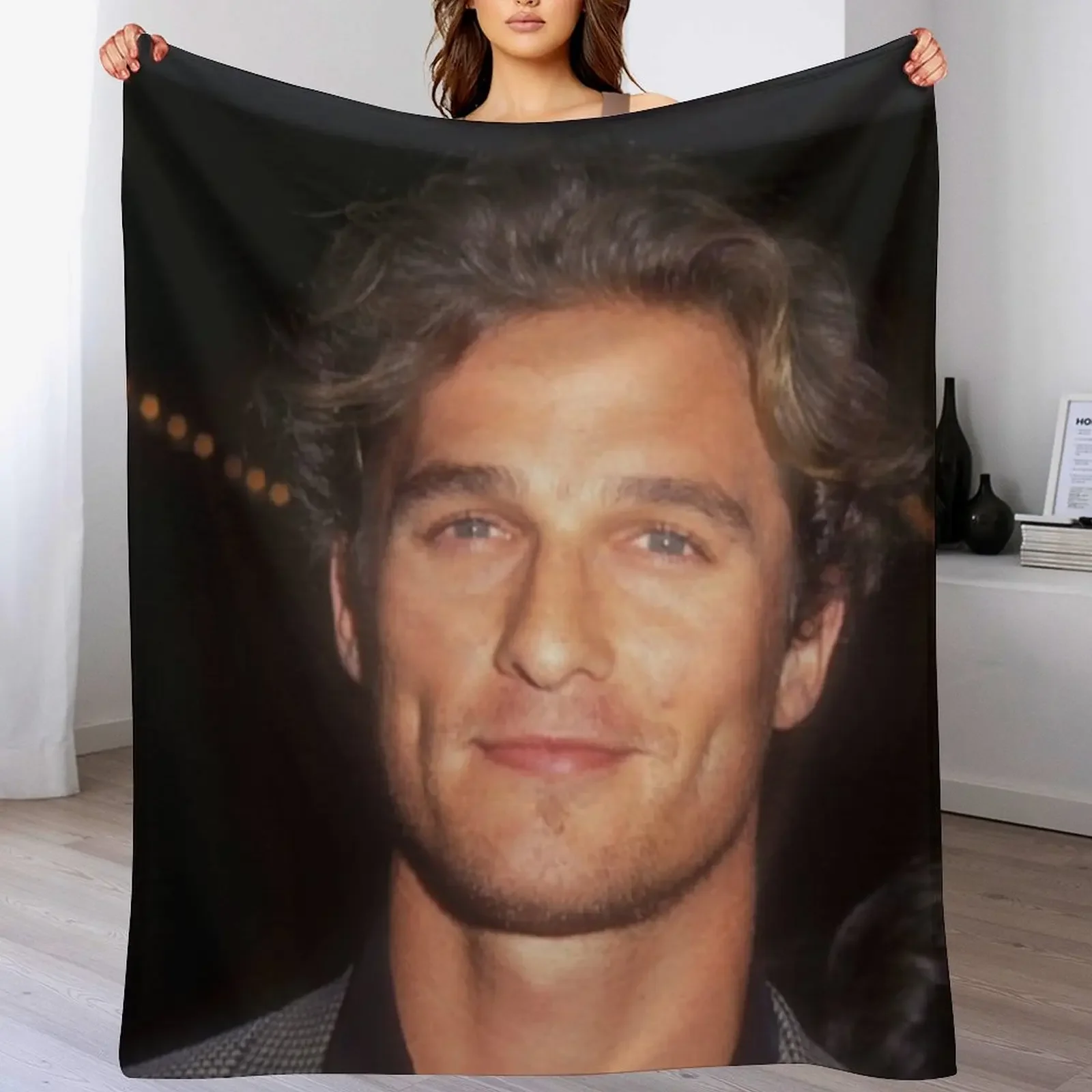 

Matthew Mcconaughey Throw Blanket Sofas manga sofa bed Soft Plaid Blankets