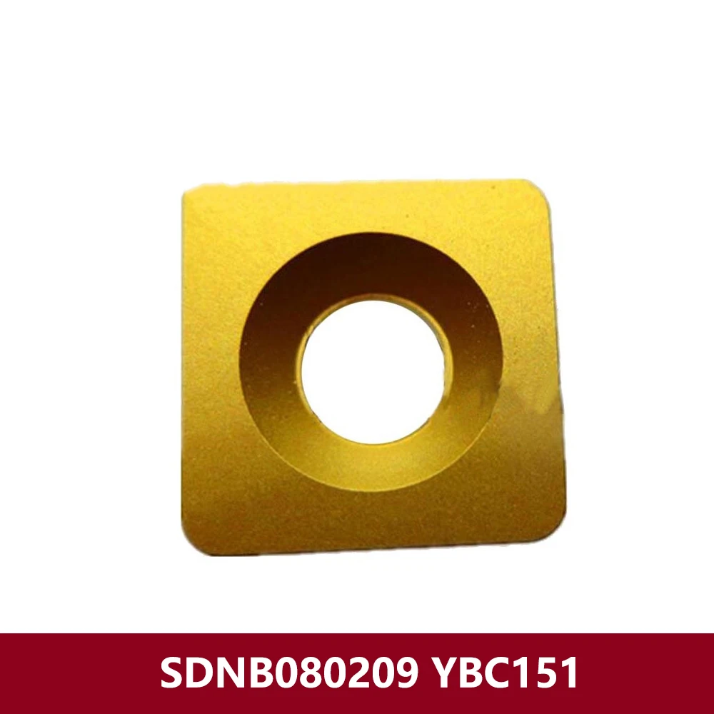 Original SDNB080209 YBC151 Carbide Inserts SDNB 080209 SDNB0802 For Steel Turning Tools CNC Lathe Cutting Holder Machine Blades