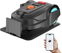 Robot Lawnmower Garden Without Perimeter Cable Wire, App Control, Visual Sensor, Robotic Lawn Mower 1000sqm