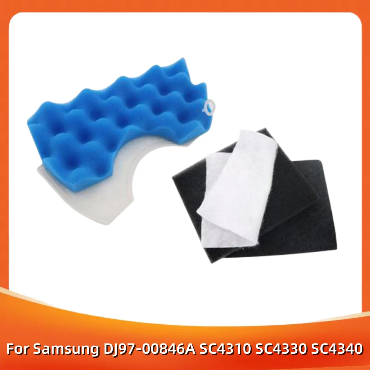 1set Foam Filter for Samsung DJ97-00846A SC4310 SC4330 SC4340 SC4350 SC4360 SC4370 SC4380 Vacuum Cleaning Filter Parts