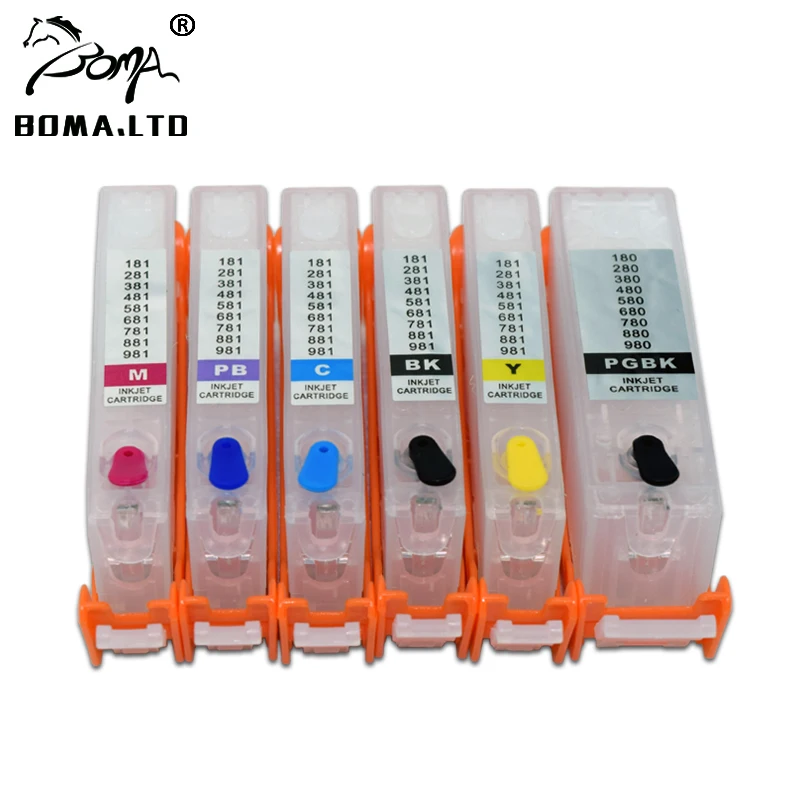 6PC PGI-150 CLI-151 PGI150 CLI151 Ink Cartridge For Canon MG5410 MG5510 MG6310 MG7110 MX721 MX921 IP7210 IP8710 IX6810 Printer