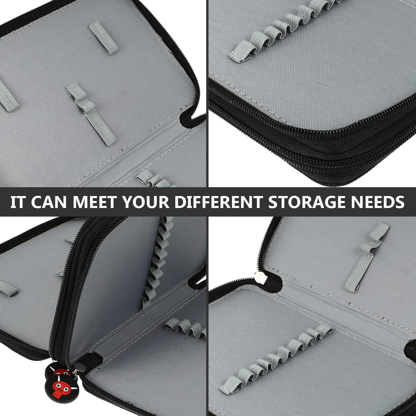 Waterproof Nail Pen Pouch Lightweight Manicure Accessory Holder Durable Travel Brush Organizer for Professional Salon Tools