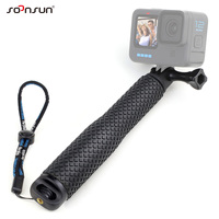 SOONSUN Aluminium Waterproof Selfie Stick Underwater Pole Handle Grip Monopod for GoPro Insta360 AKASO DJI OSMO Action Cameras