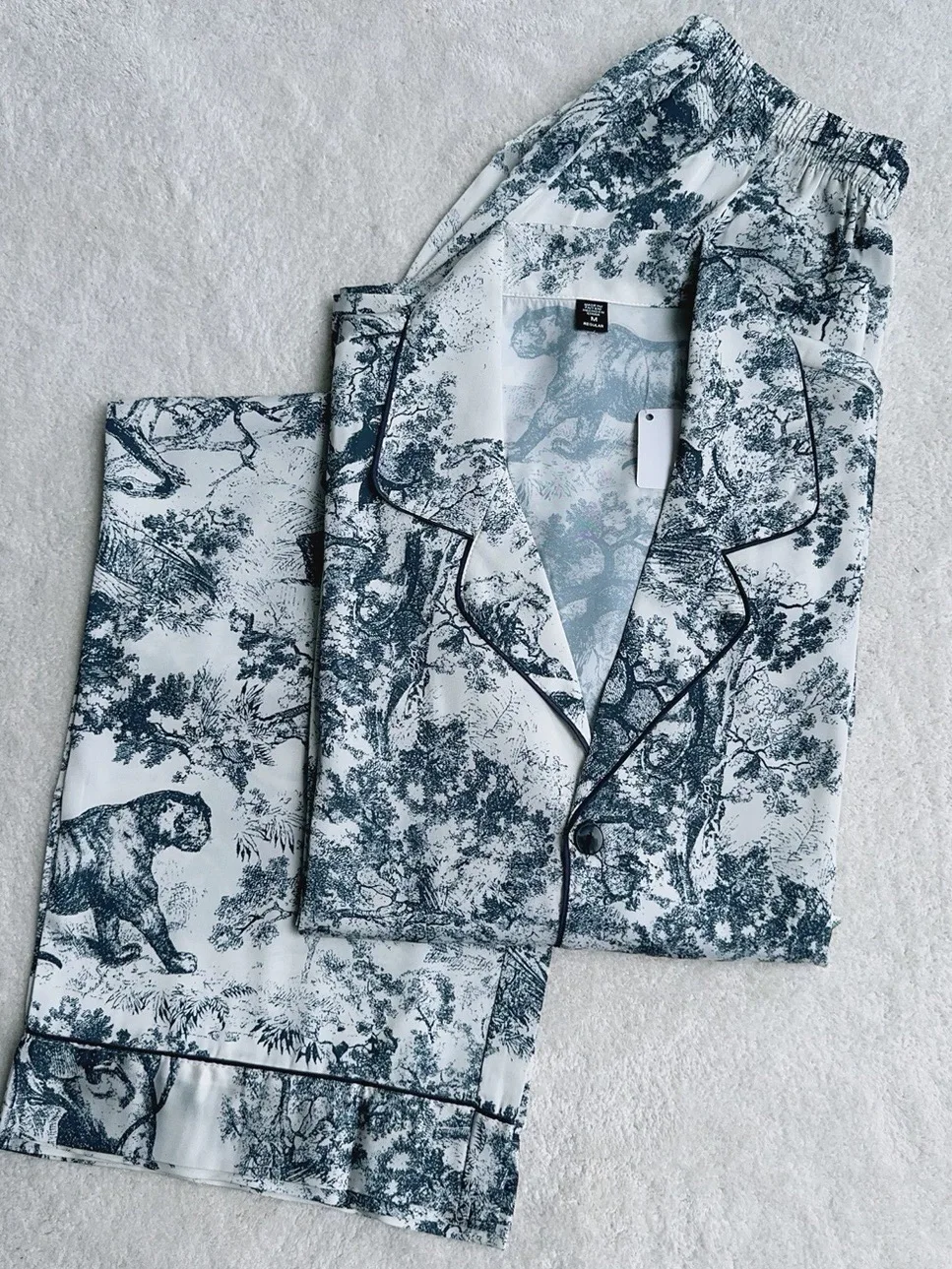 men's-ice-silk-satin-long-sleeve-sleepwear-pants-with-pocket-watercolor-print-comfortable-lightweight-four-seasons-casual-youth