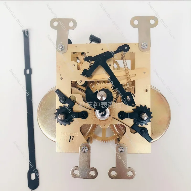 All Copper Mechanical Clock Movement 31 Day Key Winding Mechanism For Floor Clock Wall Clock Repair Parts Vintage Pendulum Kit