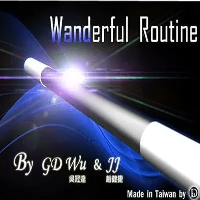 La rotine magnifique de GD Wu & JJ Gimmick et DVD tours de magie de scène illusion fête spectacle de magie classique Magia baguettes de magicien